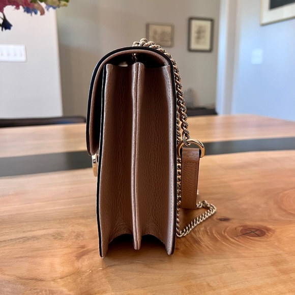 Authentic Gucci Calfskin Dollar Interlocking G Shoulder Bag, purchased in Italy - Picture 4 of 16